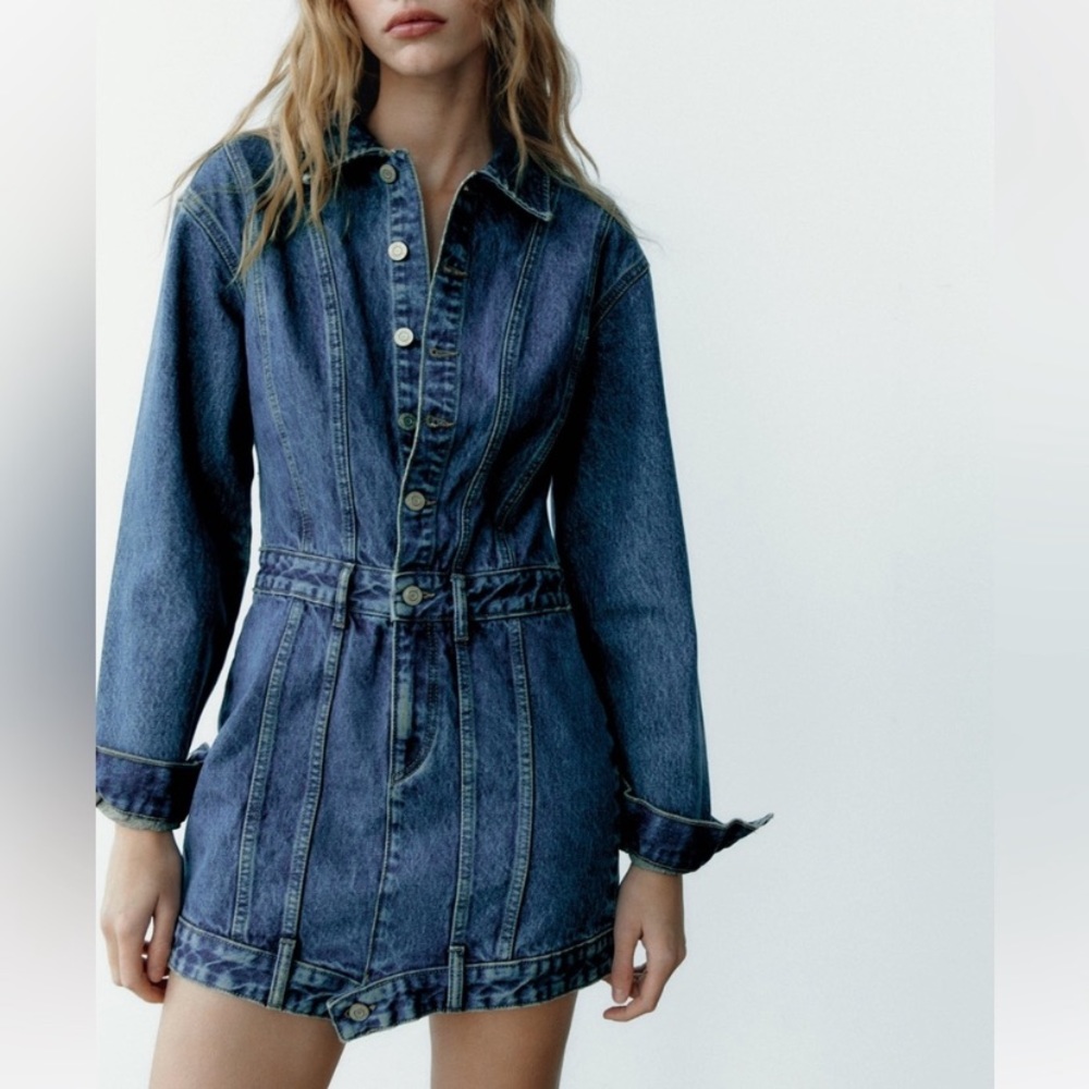 Zara denim dress - Picture 2 of 8